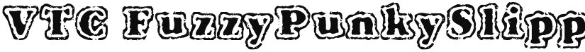 VTC Fuzzy Punky Slippers font download
