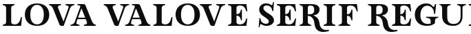 Lova Valove Serif Regular