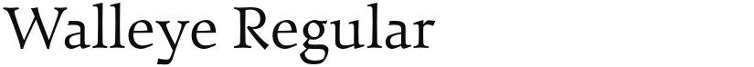 Walleye font download