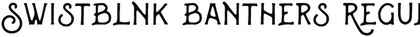 Swistblnk Banthers font download