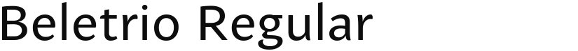 Beletrio font download