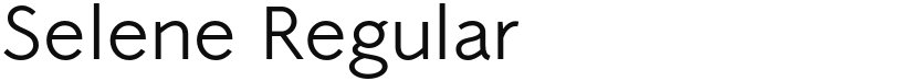 Selene font download