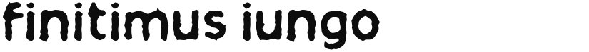 Finitimus Iungo font download