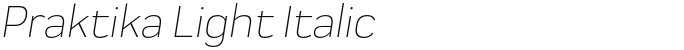 Praktika Light Italic