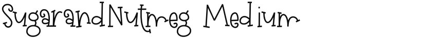 SugarandNutmeg font download