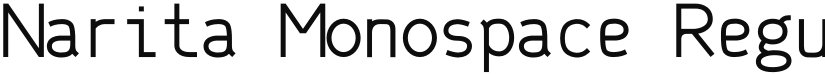 Narita Monospace font download