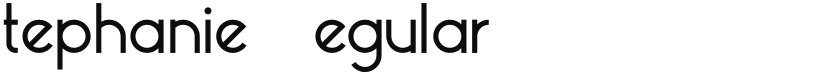Stephanie font download