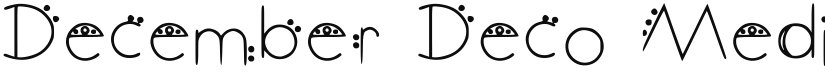 December Deco font download