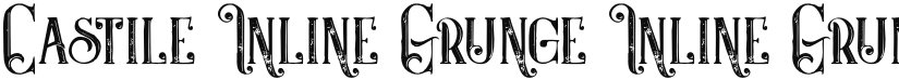 Castile Inline Grunge font download