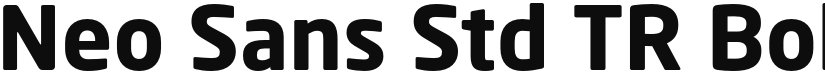 Neo Sans Std TR font download