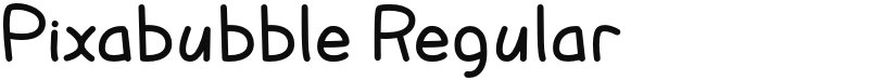 Pixabubble font download