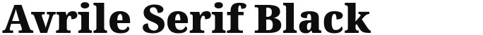 Avrile Serif Black