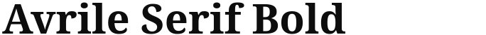 Avrile Serif Bold