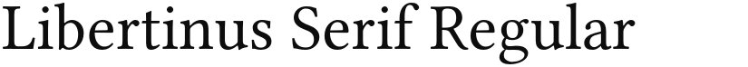 Libertinus Serif font download