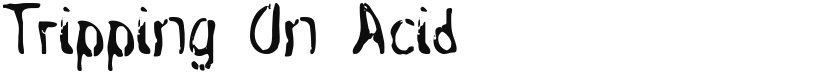 Tripping On Acid font download