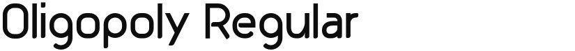 Oligopoly font download