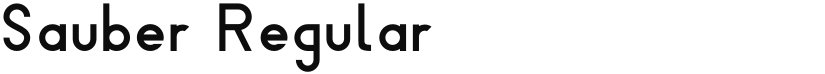 Sauber font download