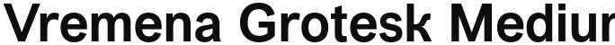 Vremena Grotesk Medium