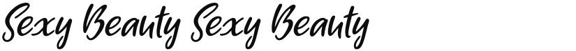 Sexy Beauty font download