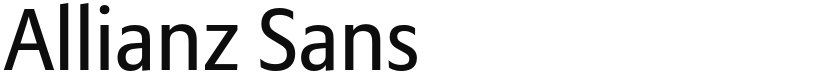 Allianz Sans font download