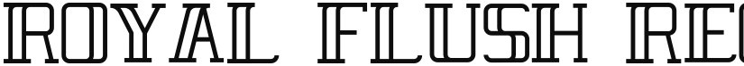 Royal Flush font download