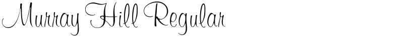 Murray Hill font download