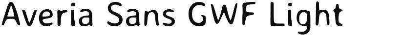 Averia Sans GWF font download