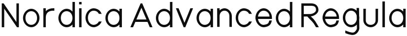 Nordica Advanced font download