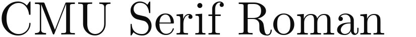 CMU Serif font download