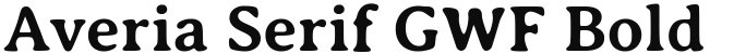 Averia Serif GWF Bold