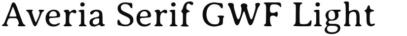 Averia Serif GWF font download