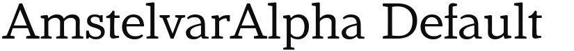 AmstelvarAlpha font download