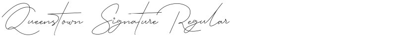 Queenstown Signature font download