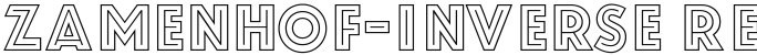 Zamenhof-Inverse Regular