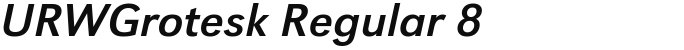 URWGrotesk Regular 8