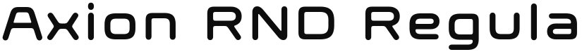 Axion RND font download