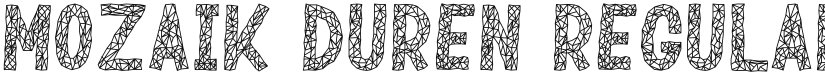 Mozaik Duren font download
