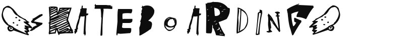 (skateboarding) font download