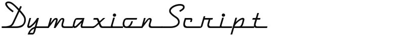 DymaxionScript font download