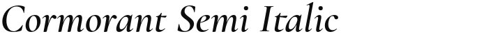 Cormorant Semi Italic