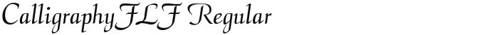 CalligraphyFLF Regular