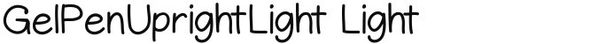 GelPenUprightLight Light