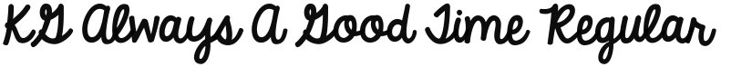 KG Always A Good Time font download