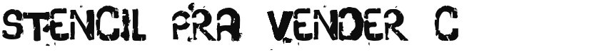 Stencil Pra Vender C font download