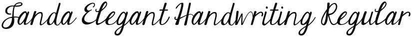 Janda Elegant Handwriting font download