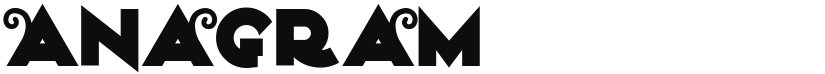 Anagram font download