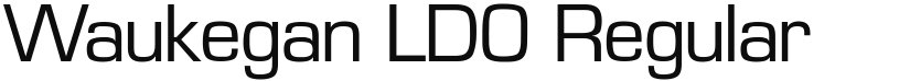Waukegan LDO font download