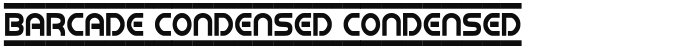 Barcade Condensed Condensed