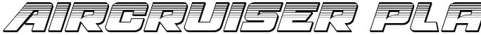 Aircruiser Platinum Italic Italic