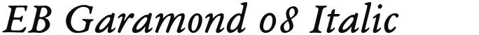 EB Garamond 08 Italic